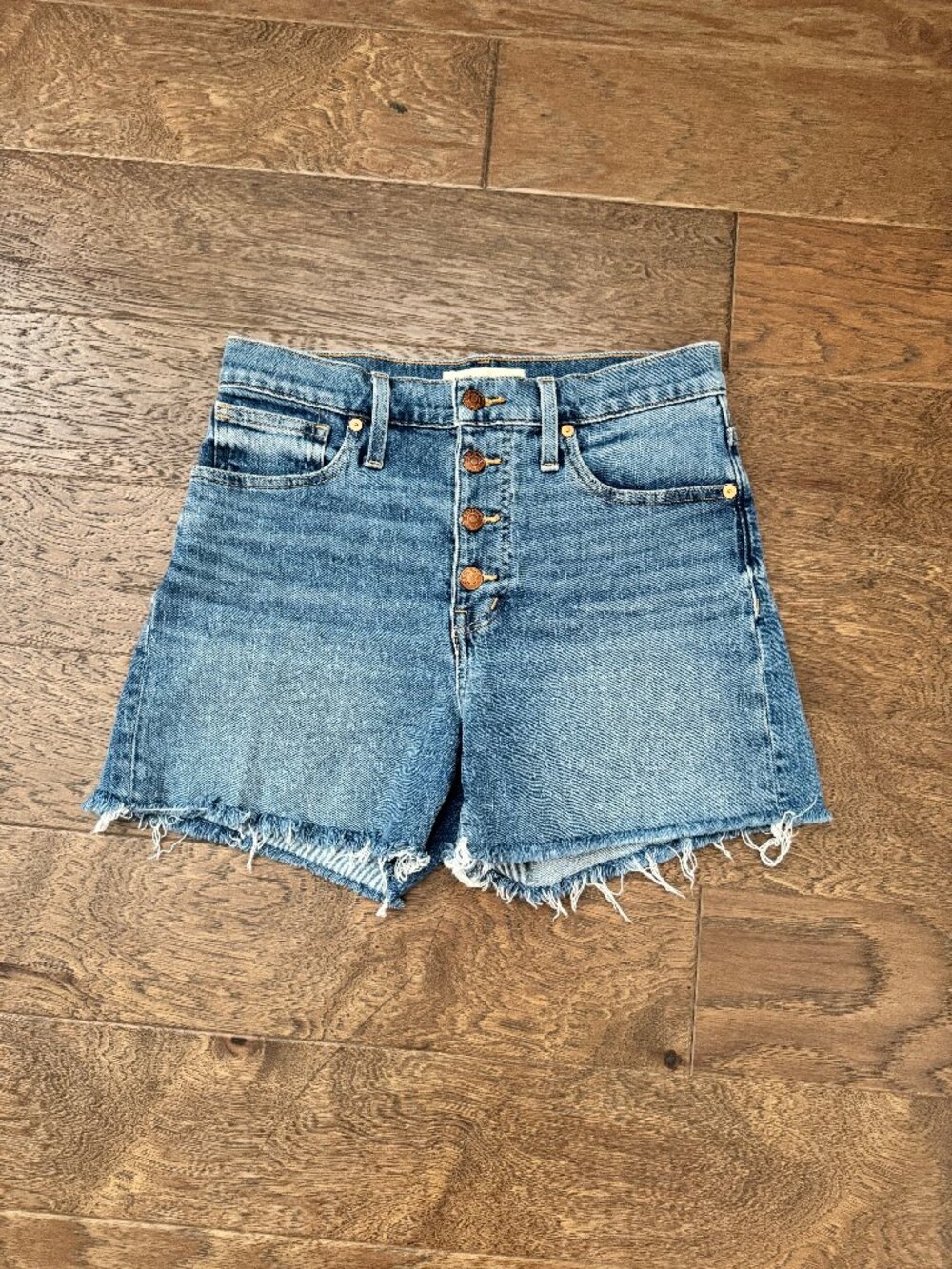 Madewell Button Fly Denim Shorts size 26